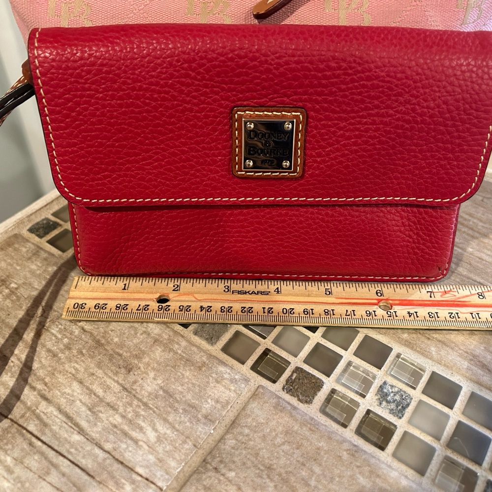 Dooney and Bourke Red Wristlet